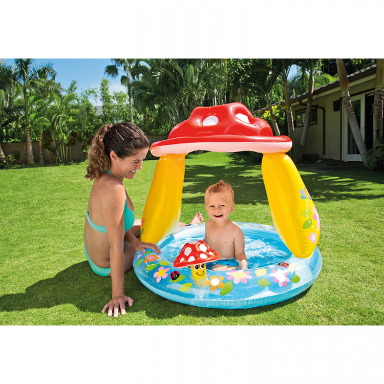 PISCINA INFLABLE BEBE HONGO 89X102CM 57114NP