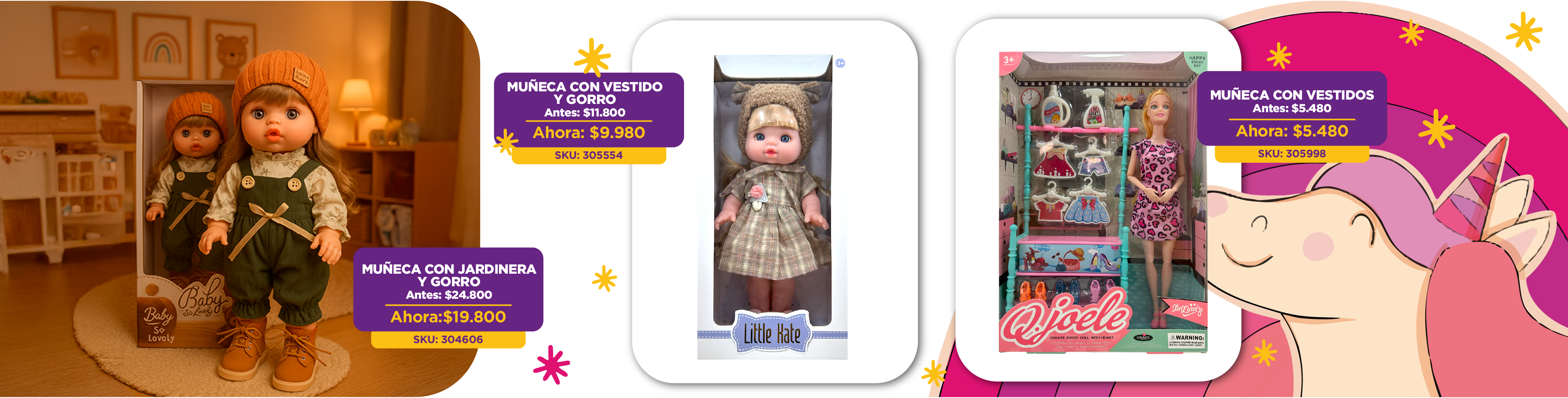 Muñecas dia del niño